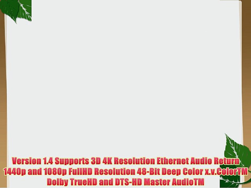 (5 Pack) 6 FT High Speed HDMI Cable with Ethern...
