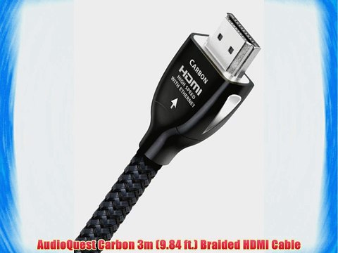 AudioQuest Carbon 3m (9.84 ft.) Braided HDMI Cable