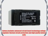 Panasonic VW-VBD55 Camcorder Replacement Battery - Professional Quality TechFuel Li-ion Battery