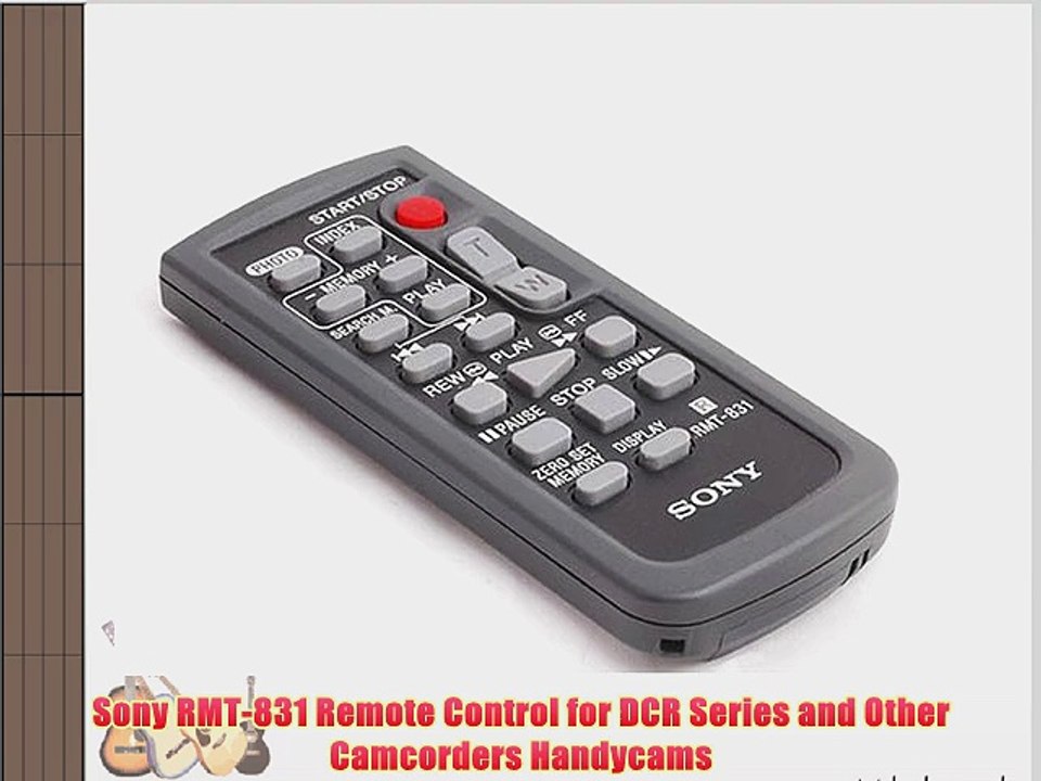 Sony RMT-831 Remote Control for DCR Series and Other Camcorders Handycams