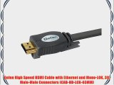 Gefen High Speed HDMI Cable with Ethernet and Mono-LOK 3ft Male-Male Connectors (CAB-HD-LCK-03MM)
