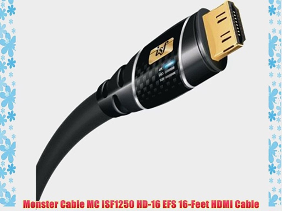 Monster Cable MC ISF1250 HD-16 EFS 16-Feet HDMI Cable