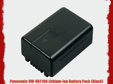 Panasonic VW-VBT190 Lithium-Ion Battery Pack (Black)