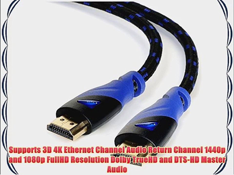 Aurum Ultra Series - High Speed HDMI Cable with Ethernet - 5 pack (25 FT) - Supports 3D