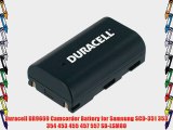 Duracell DR9669 Camcorder Battery for Samsung SCD-351 353 354 453 455 457 557 SB-LSM80