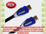 FORSPARK High Speed Ultra HDMI Cable 50ft 24AWG CL3 Rated For In-Wall-Installation HDMI Cable