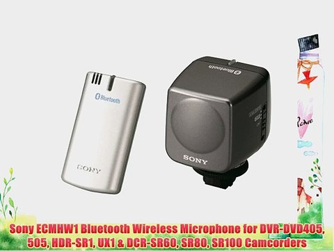 Sony ECMHW1 Bluetooth Wireless Microphone for DVR-DVD405 505 HDR-SR1 UX1