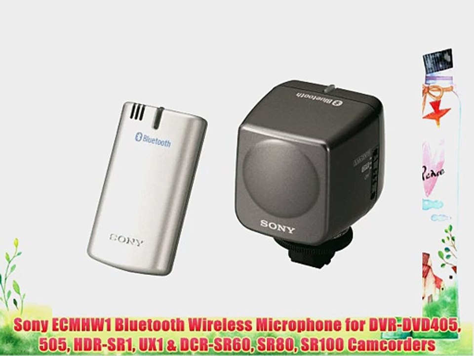 Sony ECMHW1 Bluetooth Wireless Microphone for DVR-DVD405 505 HDR-SR1 UX1