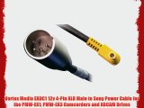 Vortex Media EXDC1 12v 4-Pin XLR Male to Sony Power Cable for the PMW-EX1 PMW-EX3 Camcorders