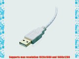 Cable Matters Combo USB 2.0 to HDMI Audio Video Adapter and High Speed HDMI Cable in White