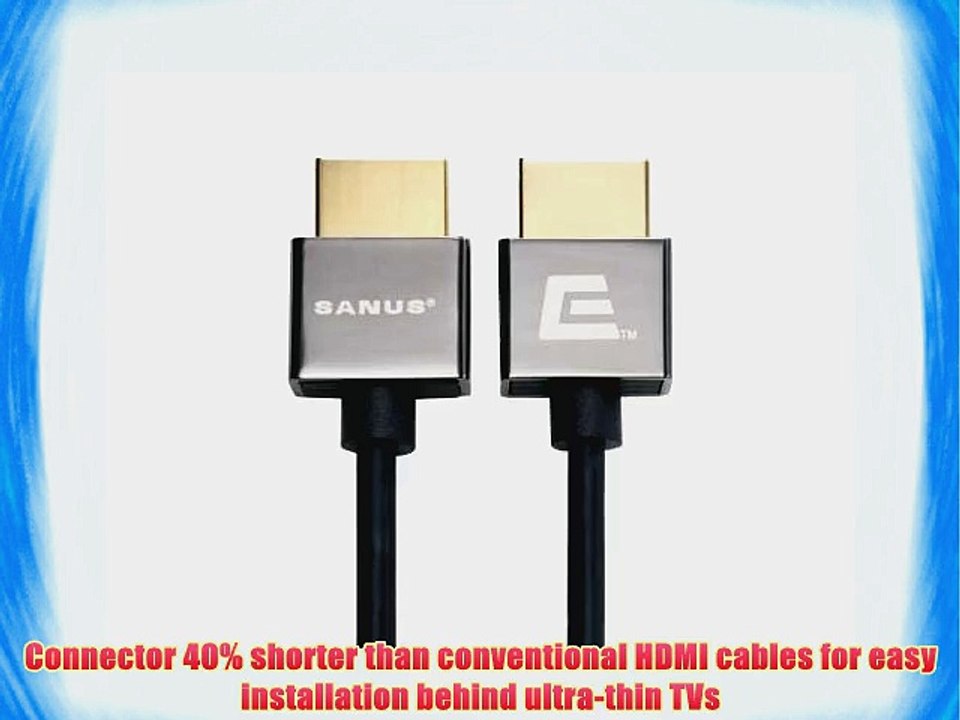 Sanus Systems ELM4303 3.3' Super Slim HDMI Cable