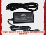 HQRP AC Power Adapter / Charger and Battery compatible with Sony Handycam DCR-TRV330E DCR-TRV33E