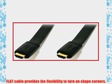 PTC 35 ft Premium GOLD Series HDMI FLAT Cable - 24AWG and CL2 rated for inside wall applications