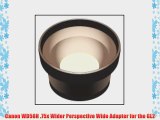 Canon WD58H .75x Wider Perspective Wide Adapter for the GL2