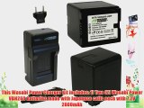 Wasabi Power Battery (2-Pack) and Charger for Panasonic VW-VBN260 and Panasonic HC-X800 HC-X900