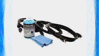 Xtreme Cable HDMI 3D HDTV Hook Up Kit with Three  HDMI Cables and HDTV Cleaning Solution