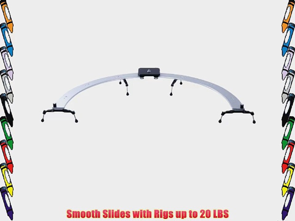 Movo Photo CTS500 Panaramic 180-degree Circular Sliding Track with Roller Bearing Sliding Platform