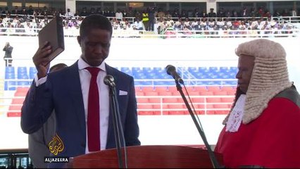 Zambia's new president faces challenges ahead