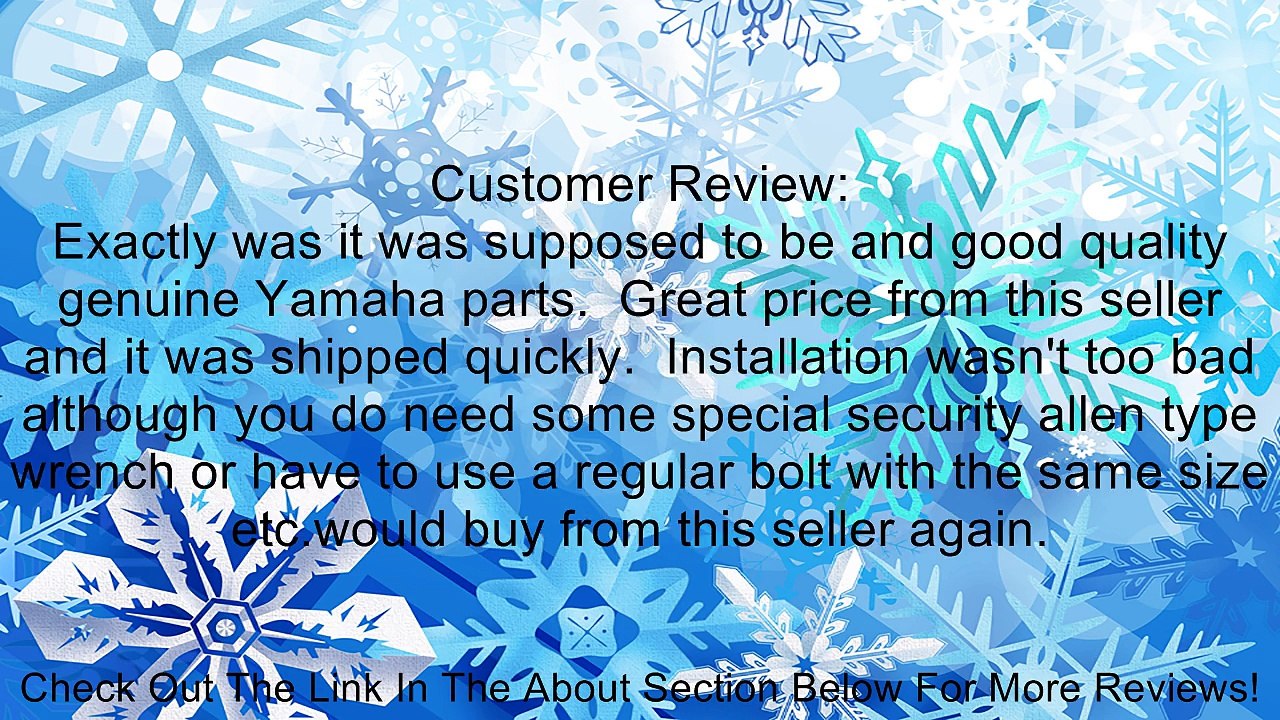 Genuine O.E.M. Yamaha Super Tenere Yamaha Side Case Mounting Kit pt# 23P-F84G0-V0-00 Review