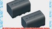 2-Pack BN-VF823 High-Capacity Replacement Batteries with Rapid Travel Charger for JVC GR-D850
