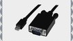 Startech StarTech MDP2VGAMM3B Black 3feet Mini DisplayPort to VGA Adapter Converter 1920x1200