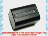 Maximal Power DB SON NP-FH70 Replacement Battery for Sony Digital Camera/Camcorder (Black)