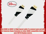 GearIT 10 Pack (3 Feet/0.91 Meters) High-Speed Mini HDMI To HDMI Cable Supports Ethernet 3D