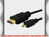 Link Depot HDMI-10-MICRO Gold Plated HDMI to HDMI Micro High Speed HDMI Cable with Ethernet