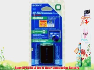 Sony NPFM70 Li-Ion 5-Hour Camcorder Battery