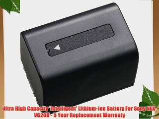 Ultra High Capacity 'Intelligent' Lithium-Ion Battery For Sony NEX-VG20H - 5 Year Replacement