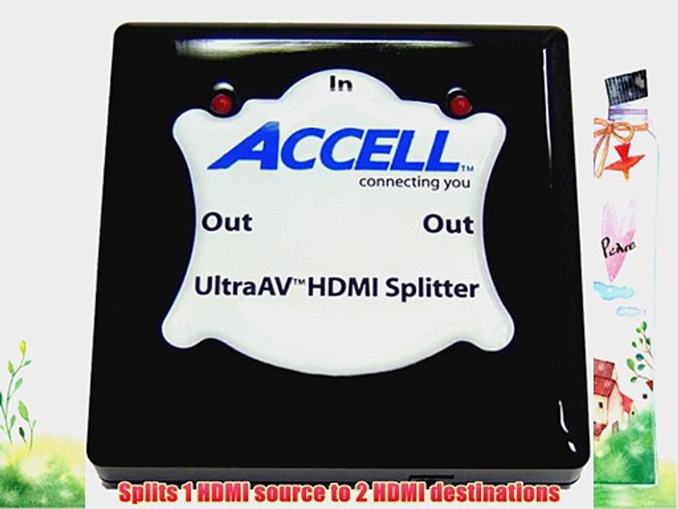 Accell UltraAV K078C-001B 1x2 HDMI Splitter