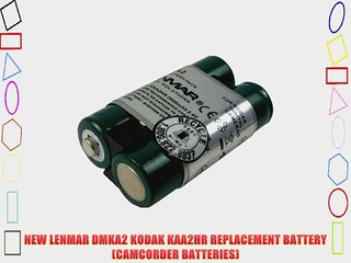 NEW LENMAR DMKA2 KODAK KAA2HR REPLACEMENT BATTERY (CAMCORDER BATTERIES)