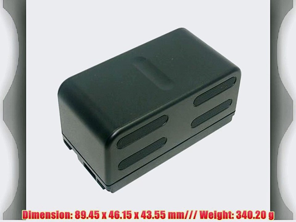 6.00V4000mAhNi-MHReplacement Camcorder Battery for PANASONIC VZ-LDS15 PANASONIC NV NV-G NV-M