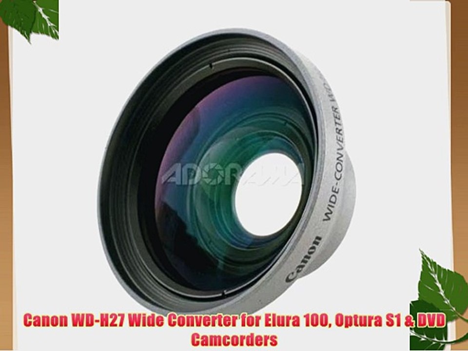 Canon WD-H27 Wide Converter for Elura 100 Optura S1