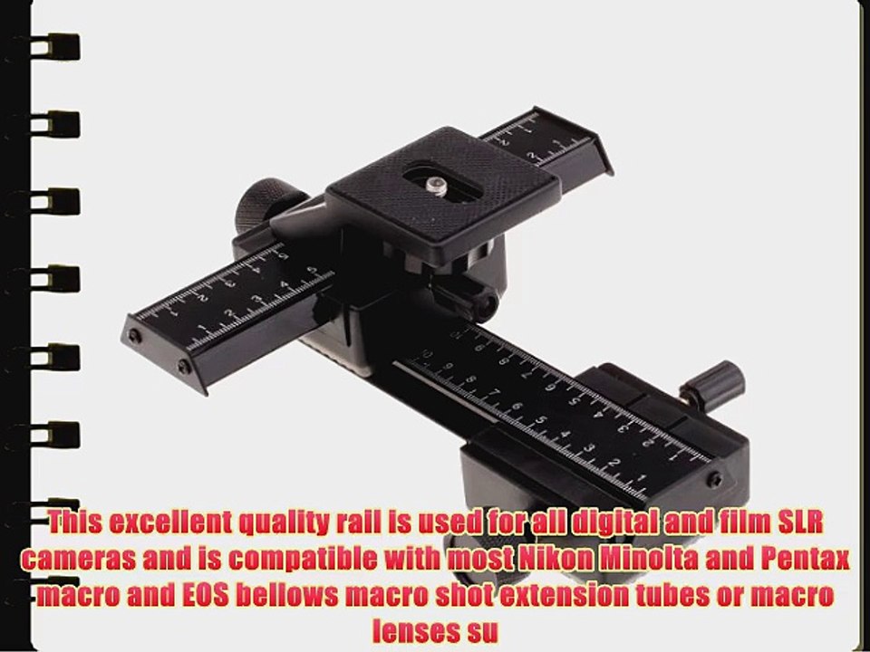 Neewer? Pro(Pro Version of Neewer? Product) 4 Way Macro Focusing Focus Rail Slider /Close-up