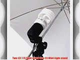 CowboyStudio Photography/Video Portrait Umbrella Continuous Triple Lighting Kit with Three