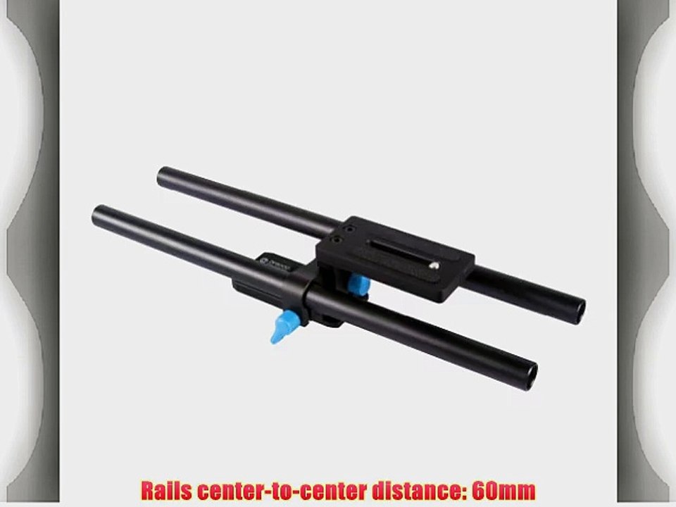 Neewer? DP3000 M1 Film Making System 15mm Rod Rig Dual-Silder Base Plate Camera Mount for HD