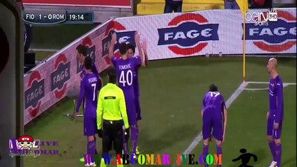 اهداف مباراه روما وفيورنتينا الدوري الايطالي 2015 تعليق عربي 25/1/2015