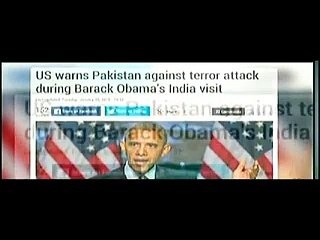 Indian media against Pakistan on Abama arival