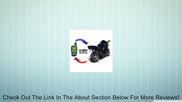2-Way LCD Motorcycle Alarm Pager with Remote Engine Start & Proximity Sensor for all bikes universal Review