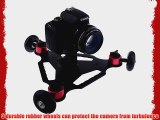 Neewer? 3 Wheel Triangle Dolly Skater Slider for DSLR Camera DV Video with 280oz/8kg Load Capacity