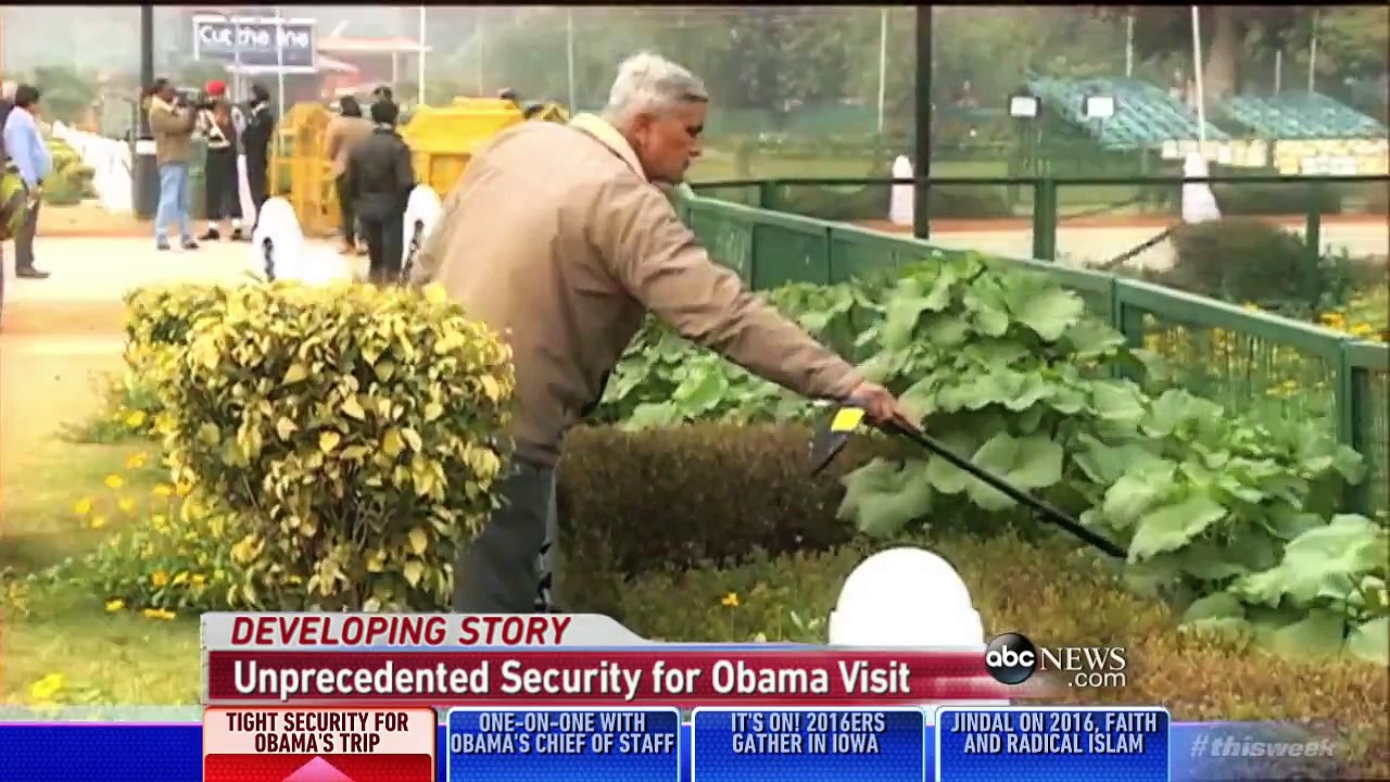Unprecedented Security for Obama India Trip