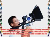 Morros Pro DSLR Rig Movie Kit Shoulder Mount Rig with Follow Focus and Matte Box for All DSLR