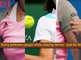 Sania Mirza funny pictures caught while playing tennis 1