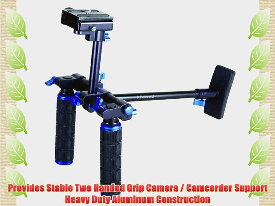 Polaroid Dual Grip Video Chest Stabilizer Support System For DSLR Cameras