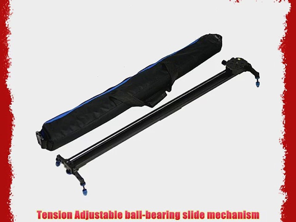 fancierstudio Camera Track Slider Camera Silder Video Slider 32 With Ball-Bearing Slide Mechanism