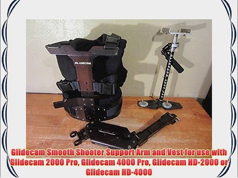 Glidecam Smooth Shooter Support Arm and Vest for use with Glidecam 2000 Pro Glidecam 4000 Pro
