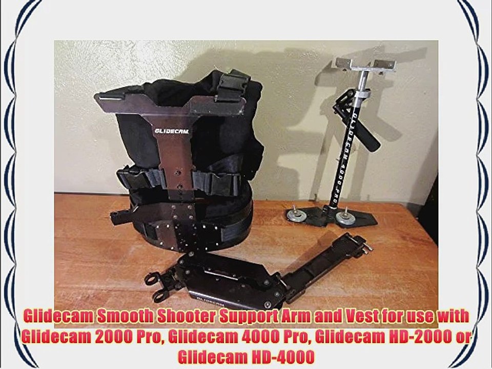 Glidecam Smooth Shooter Support Arm and Vest for use with Glidecam 2000 Pro Glidecam 4000 Pro