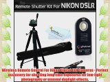 ML-L3 Wireless IR Remote Control Shutter Release Kit For Nikon D750 D5300 D3300 D5200 D3200