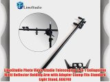 LimoStudio Photo Video Studio Telescoping 5-in-1 Collapsible Multi Reflector Holding Arm with